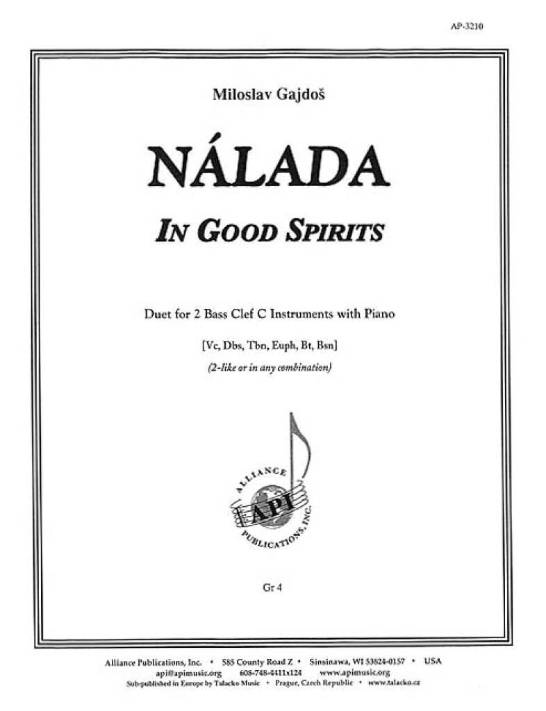 Nalada (in Good Spirits)- Cl - Trp W Pno